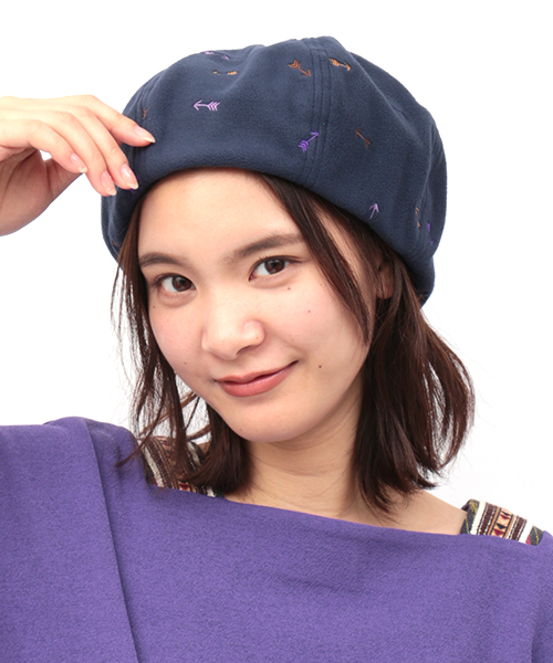 アロー刺繍ベレー / ベレー帽 | エスニックファッション＆雑貨の
