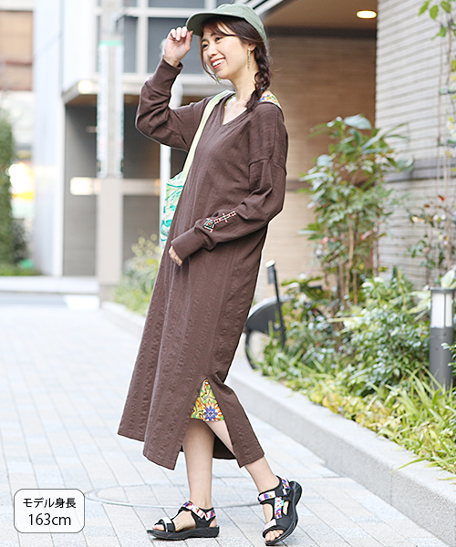 サークルプリントワンピース / ワンピース | エスニックファッション