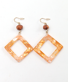 チチカカ |ウッド&カラフルシェル ピアス