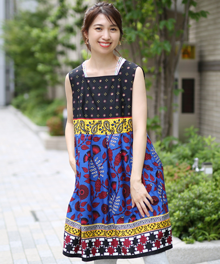 チチカカ |カンガプリント ワンピース