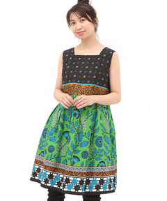 チチカカ |カンガプリント ワンピース