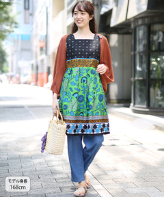 チチカカ |カンガプリント ワンピース