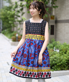 チチカカ |カンガプリント ワンピース