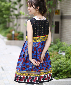 チチカカ |カンガプリント ワンピース