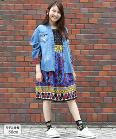 チチカカ |カンガプリント ワンピース