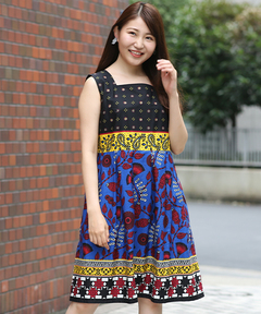 チチカカ |カンガプリント ワンピース