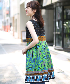 チチカカ |カンガプリント ワンピース