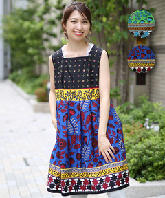 チチカカ |カンガプリント ワンピース