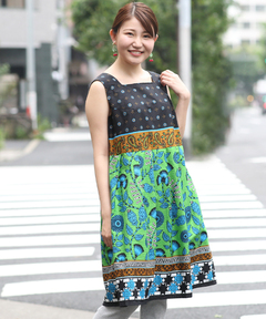 チチカカ |カンガプリント ワンピース