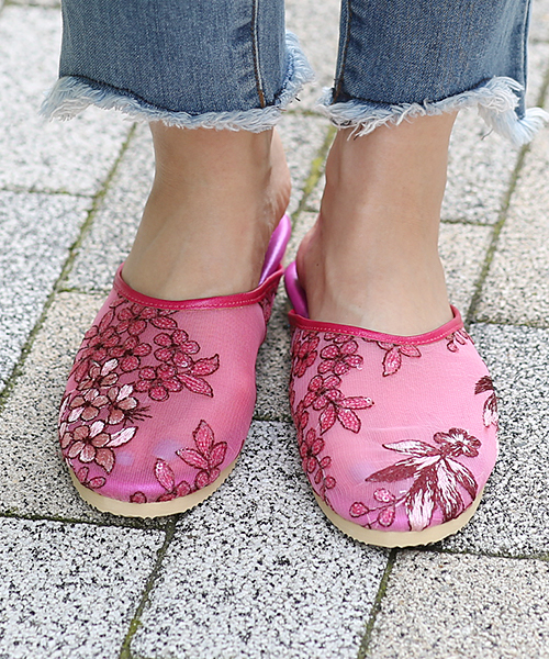 刺繍メッシュサンダル / サンダル | エスニックファッション