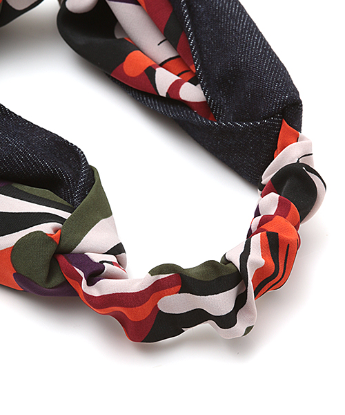 ボタニカルxデニム ヘアバンド / ヘアバンド | エスニックファッション