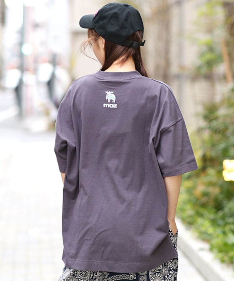 チチカカ |mozコラボ フラワーエルクTシャツ