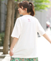 チチカカ(チチカカ)通販 | mozコラボ フラワーエルクTシャツ