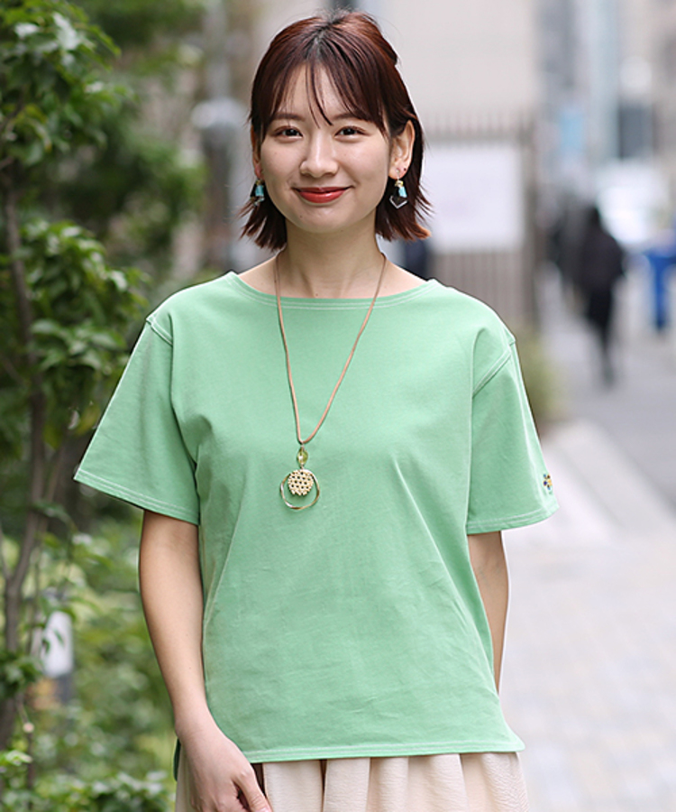 チチカカ |ワンポイント刺繍Tシャツ