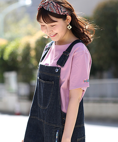 チチカカ |ワンポイント刺繍Tシャツ