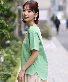 チチカカ |ワンポイント刺繍Tシャツ