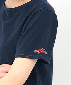 チチカカ |ワンポイント刺繍Tシャツ
