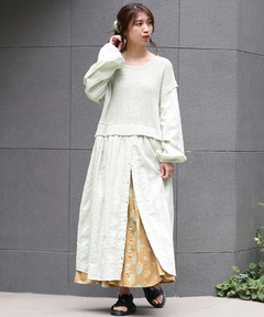 チチカカ |ニットドッキングワンピース