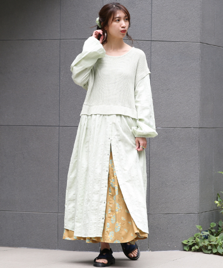 チチカカ |ニットドッキングワンピース