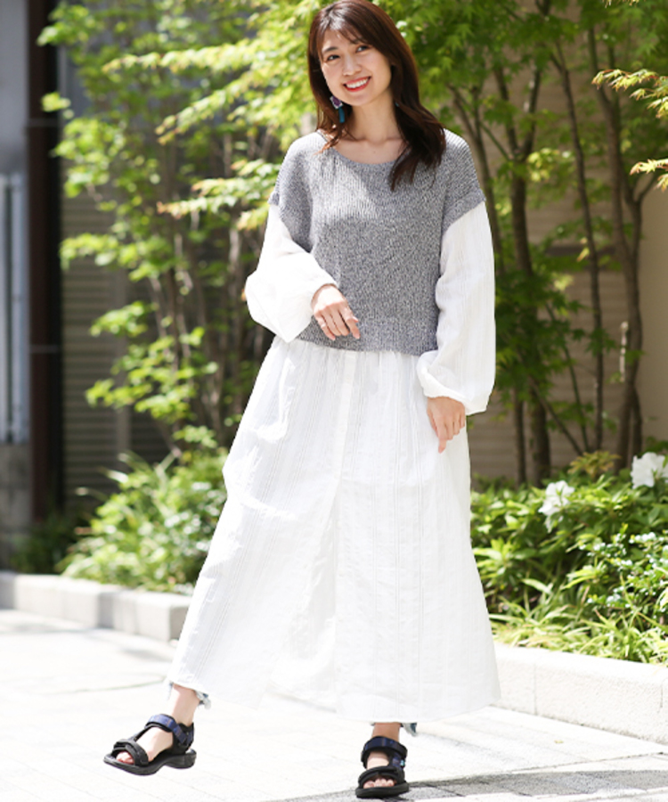 チチカカ |ニットドッキングワンピース