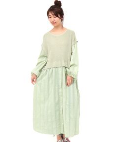 チチカカ |ニットドッキングワンピース