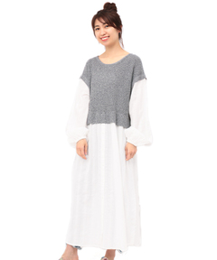 チチカカ |ニットドッキングワンピース