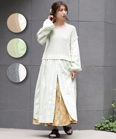 チチカカ |ニットドッキングワンピース