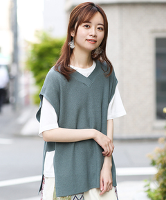 チチカカ |ニットベスト×Tシャツセット