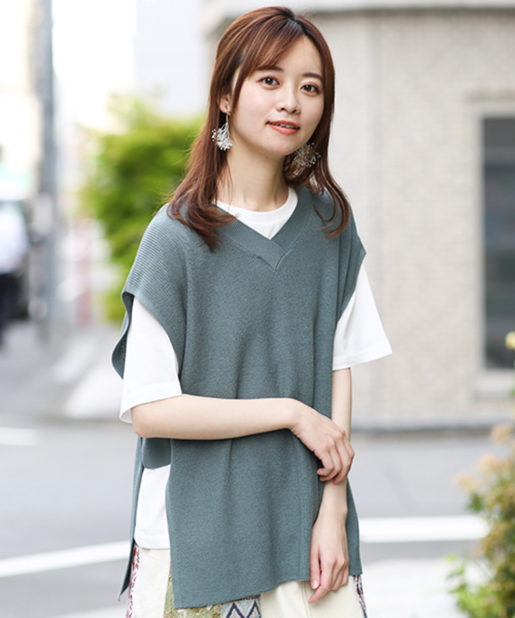 チチカカ |ニットベスト×Tシャツセット