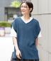 チチカカ(チチカカ)通販 | ニットベスト×Tシャツセット