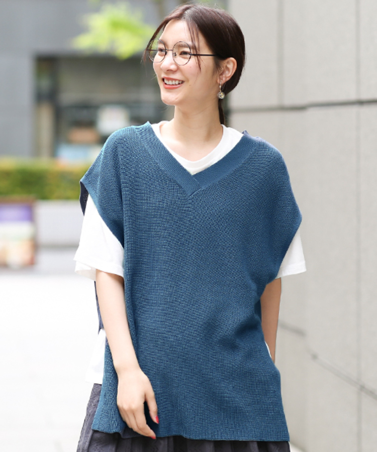 チチカカ |ニットベスト×Tシャツセット