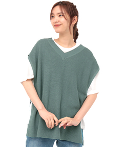 チチカカ |ニットベスト×Tシャツセット