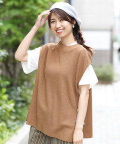 チチカカ |ニットベスト×Tシャツセット