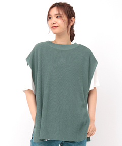 チチカカ |ニットベスト×Tシャツセット