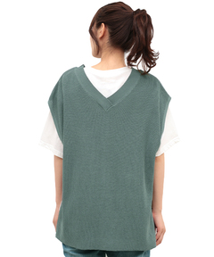 チチカカ |ニットベスト×Tシャツセット