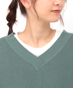 チチカカ |ニットベスト×Tシャツセット