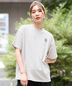 チチカカ(チチカカ)通販 | ワンポイントフラワー刺繍Tシャツ