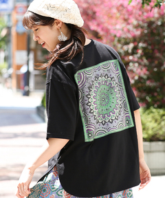 チチカカ |バックキカサークルプリントTシャツ