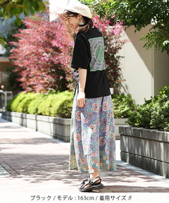 チチカカ |バックキカサークルプリントTシャツ