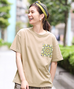 チチカカ |キカサークルポケットTシャツ