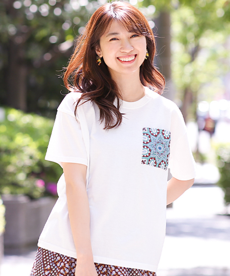 チチカカ |キカサークルポケットTシャツ