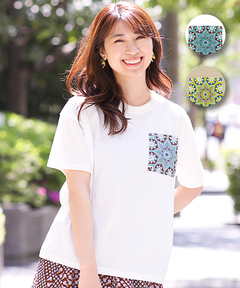 チチカカ |キカサークルポケットTシャツ
