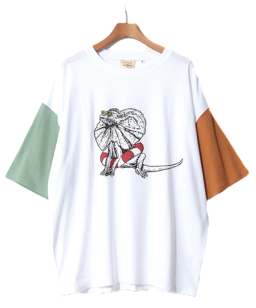 エリマキトカゲプリントTシャツ / Tシャツ・カットソー | エスニック