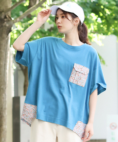 チチカカ |アウトポケットコンビプルオーバー(大きいサイズ)