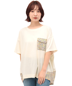 チチカカ |アウトポケットコンビプルオーバー(大きいサイズ)