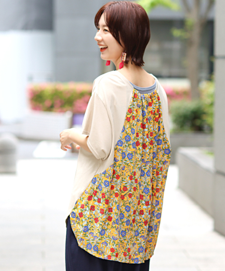 チチカカ |バックコンビチュニック(大きいサイズ)