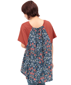 チチカカ |バックコンビチュニック(大きいサイズ)