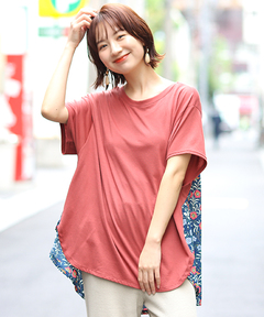 チチカカ |バックコンビチュニック(大きいサイズ)