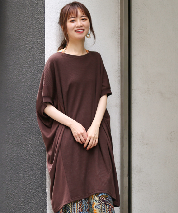 チチカカ |リサイクルワッフルワンピース