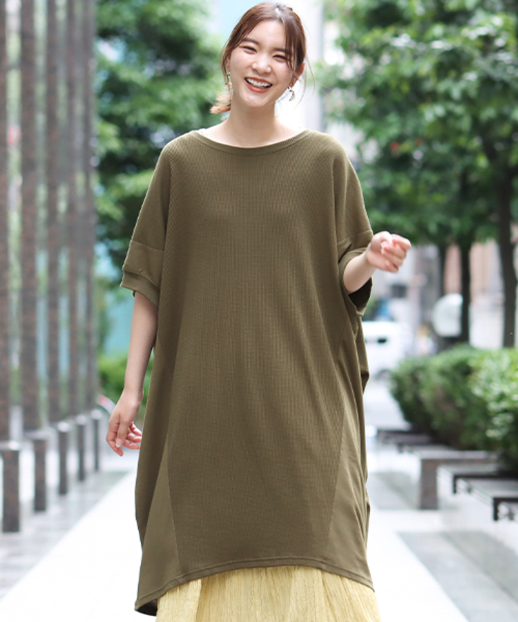 チチカカ |リサイクルワッフルワンピース